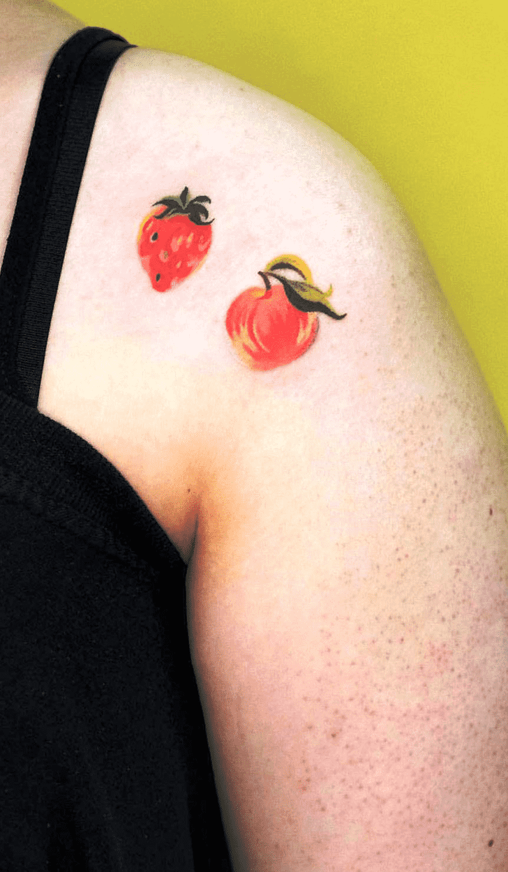 Strawberry Tattoo Portrait
