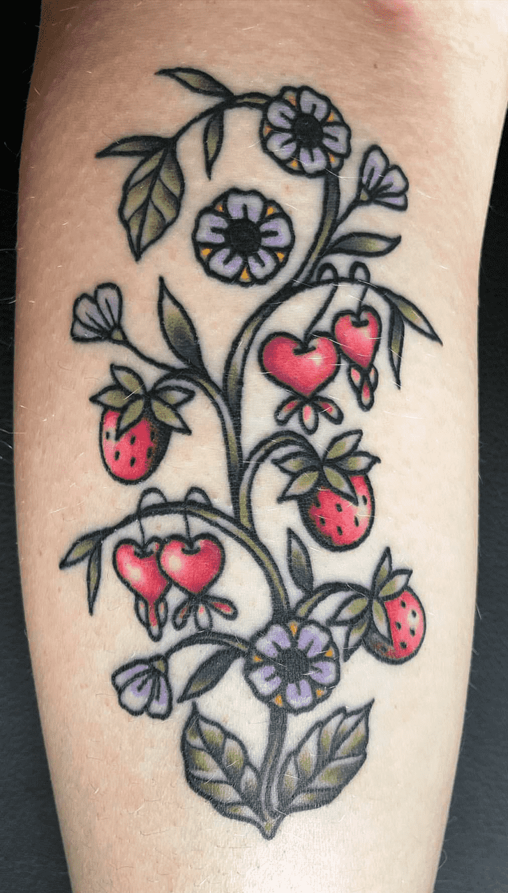 Strawberry Tattoo Shot