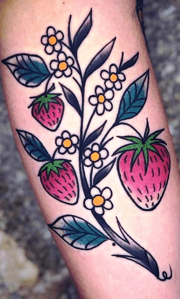 Strawberry Tattoo Ink