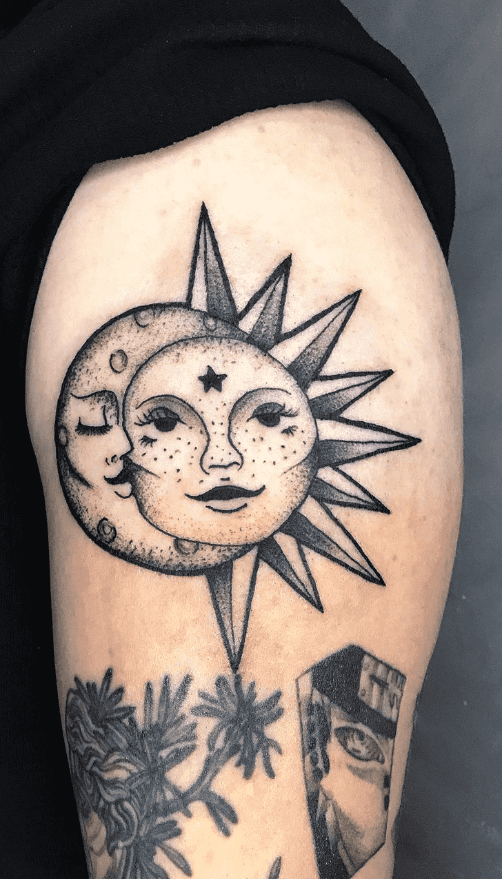 Sun Tattoo Portrait