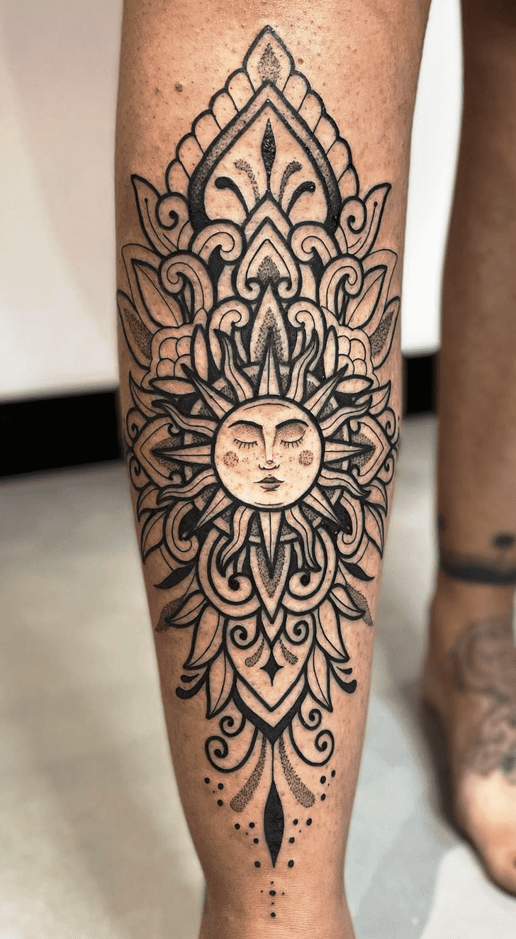 Sun Tattoo Shot