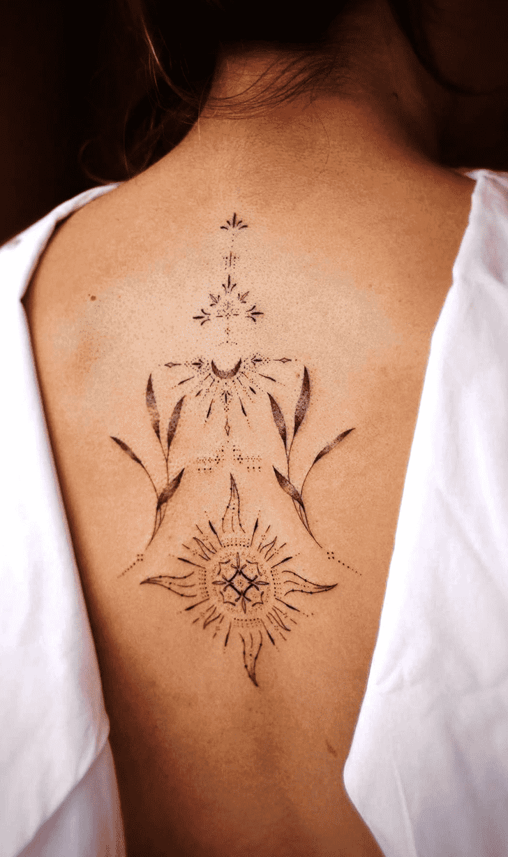 Sun Tattoo Figure