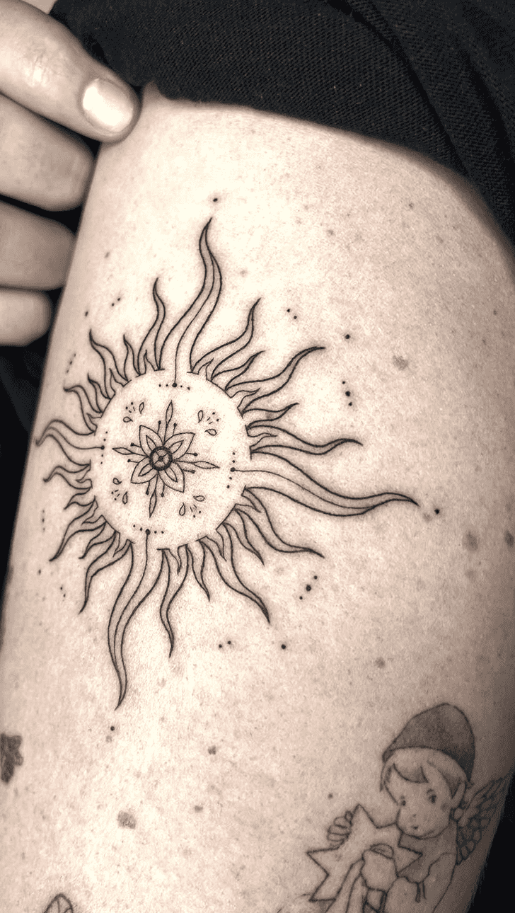 Sun Tattoo Shot