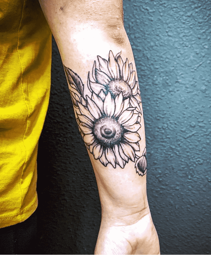 Sunflower Tattoo Design Image