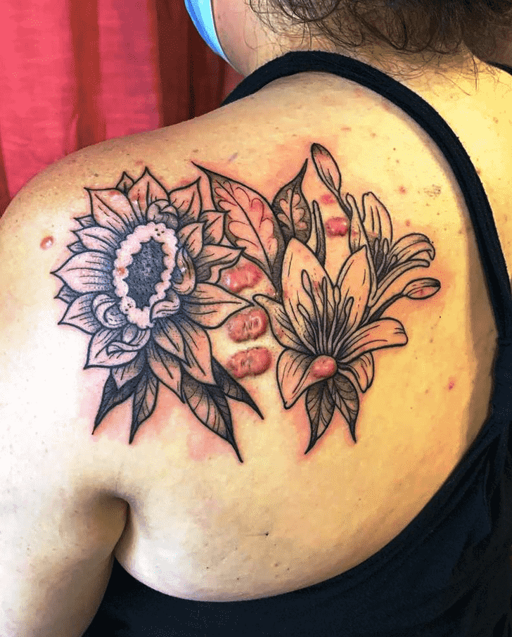 Sunflower Tattoo Ink