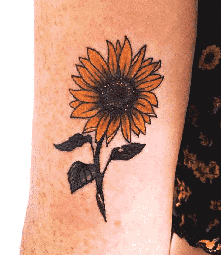 Sunflower Tattoo Snapshot