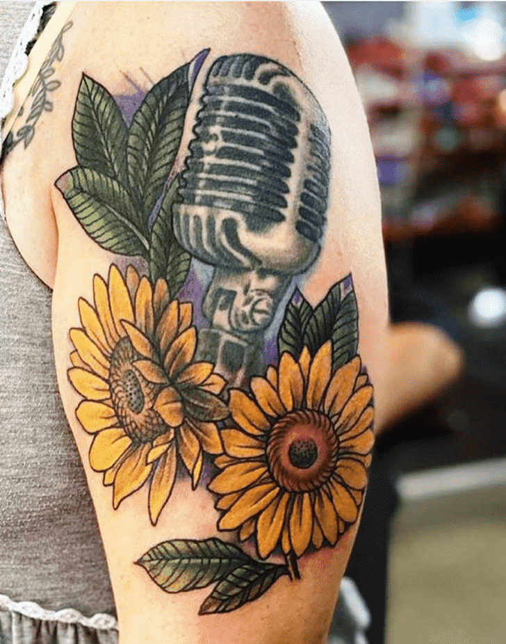 Sunflower Tattoo Design Image