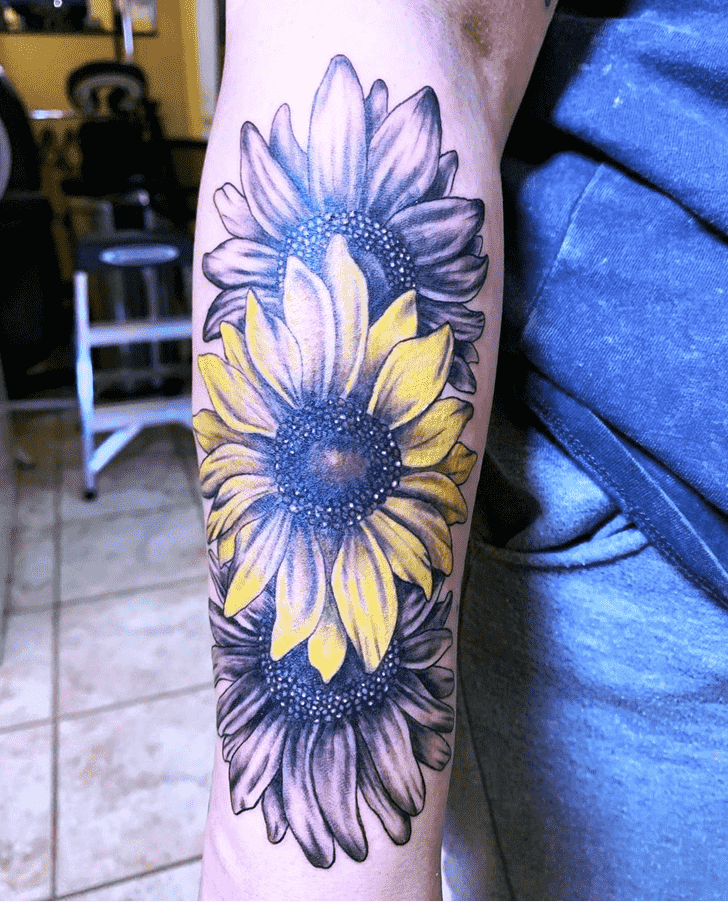 Sunflower Tattoo Photograph