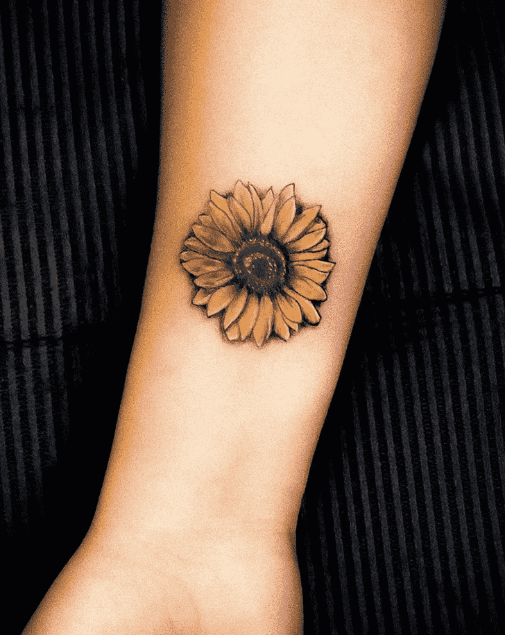 Sunflower Tattoo Ink