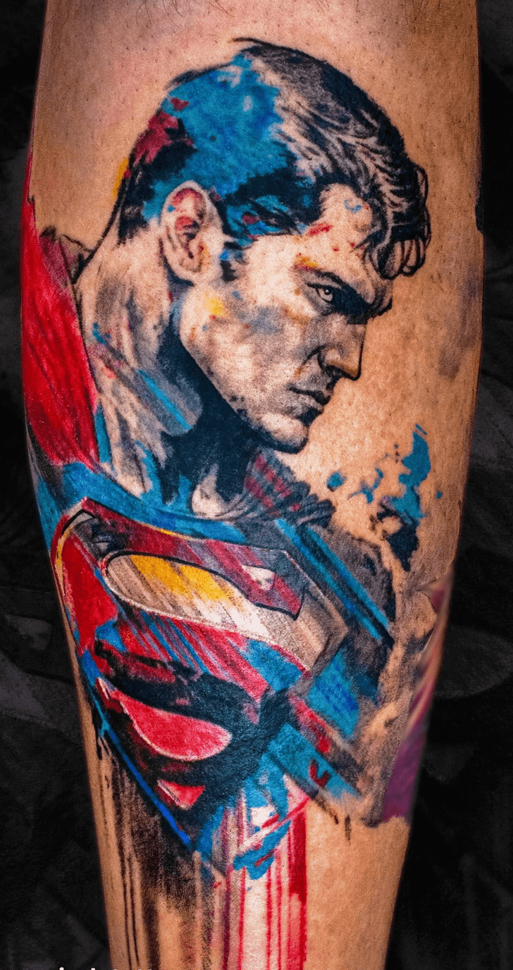 Superman Tattoo Shot
