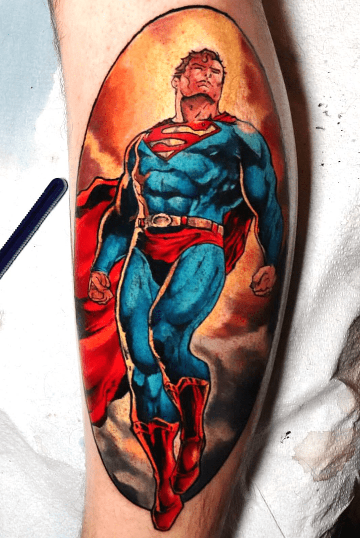 Superman Tattoo Design Image