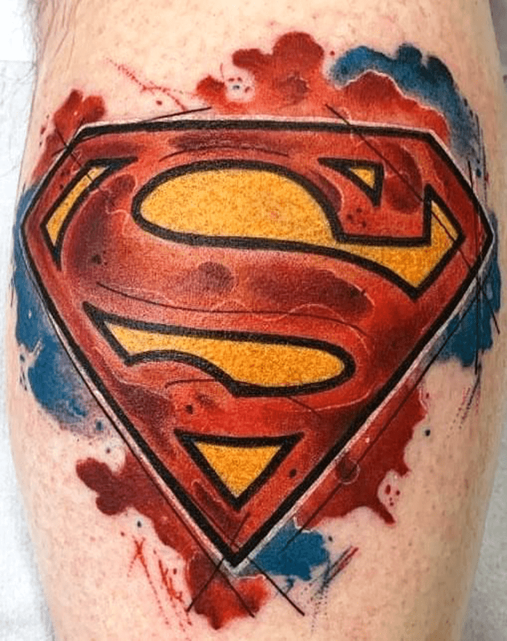 Superman Tattoo Shot