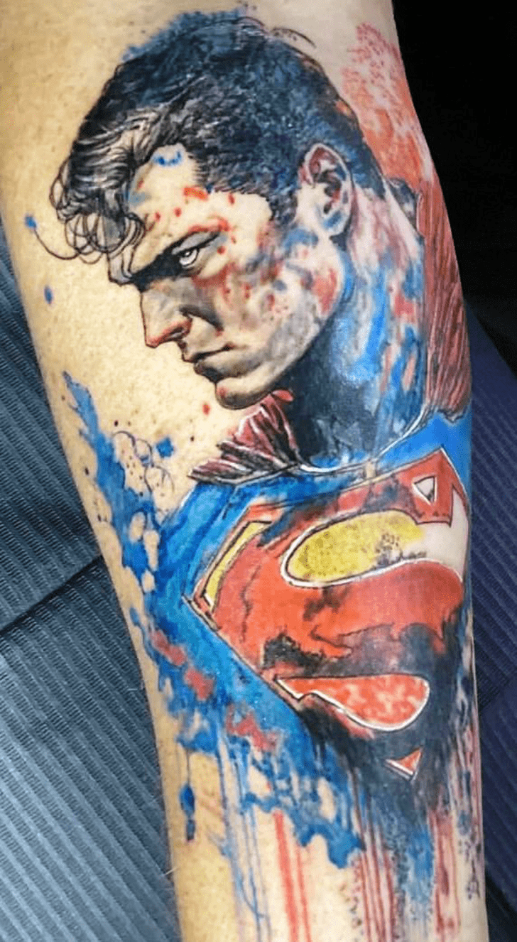 Superman Tattoo Portrait