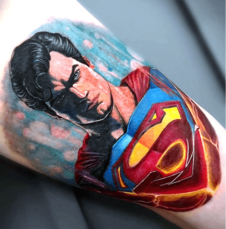 Superman Tattoo Snapshot