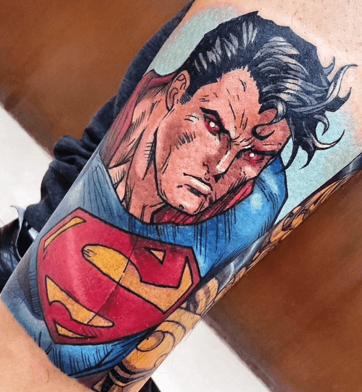 Superman Tattoo Portrait