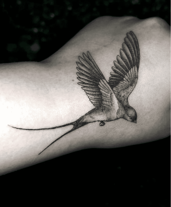 Swallow Bird Tattoo Snapshot