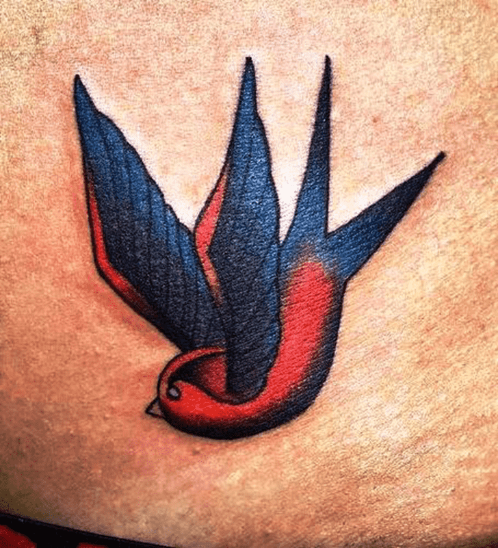Swallow Bird Tattoo Figure