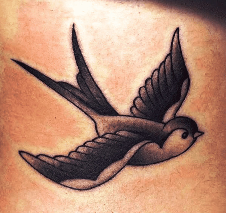 Swallow Bird Tattoo Photograph