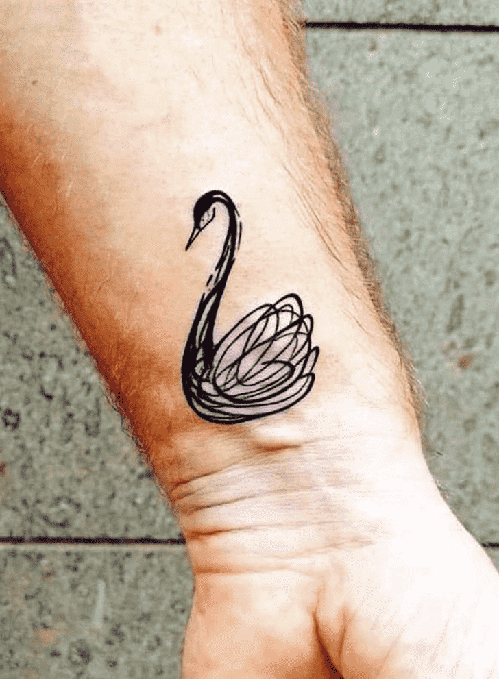 Swan Tattoo Figure