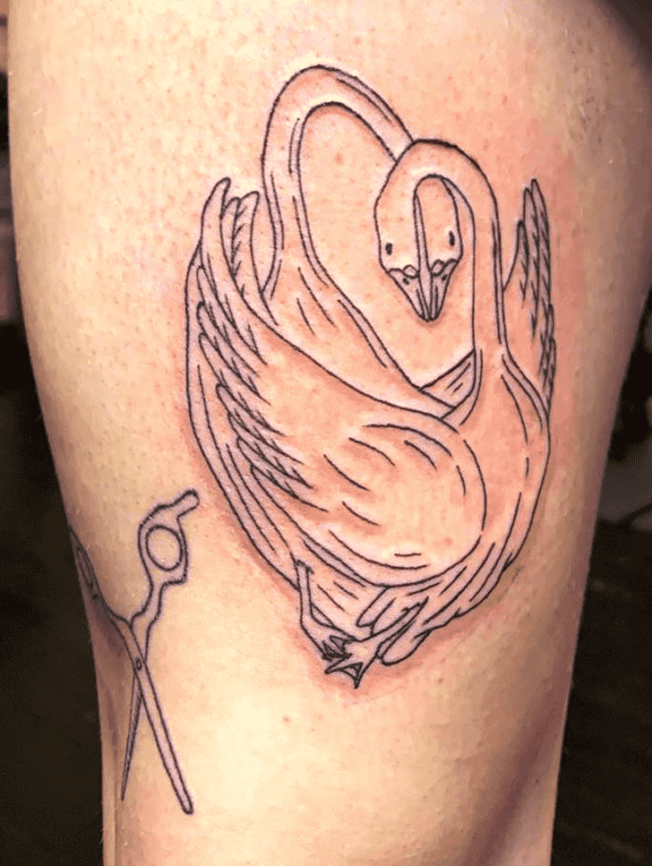 Swan Tattoo Ink