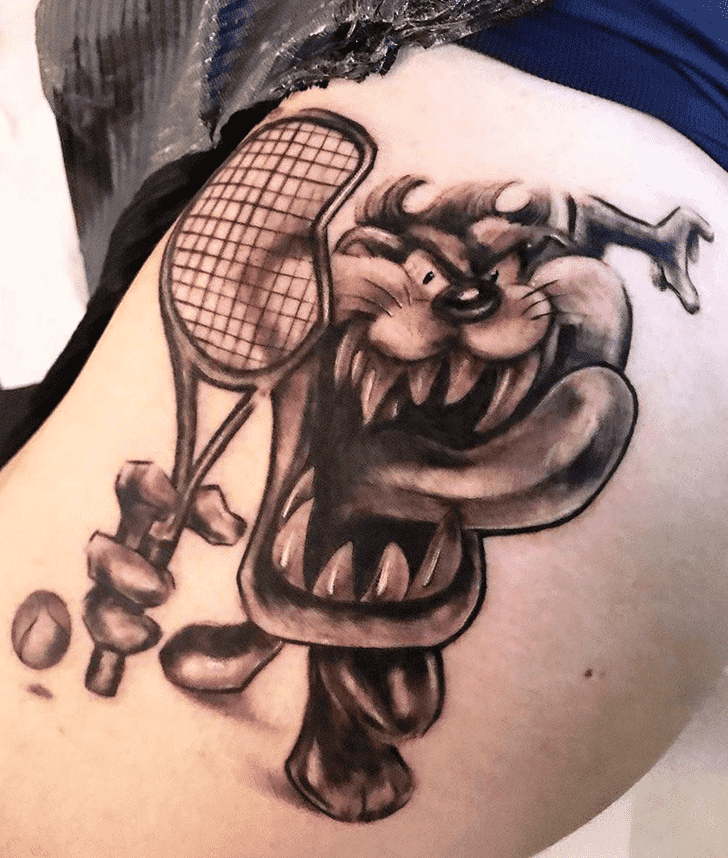 Tennis Tattoo Portrait