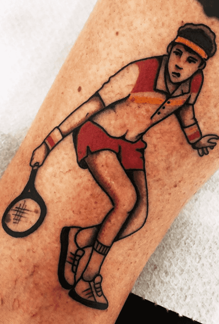 Tennis Tattoo Shot