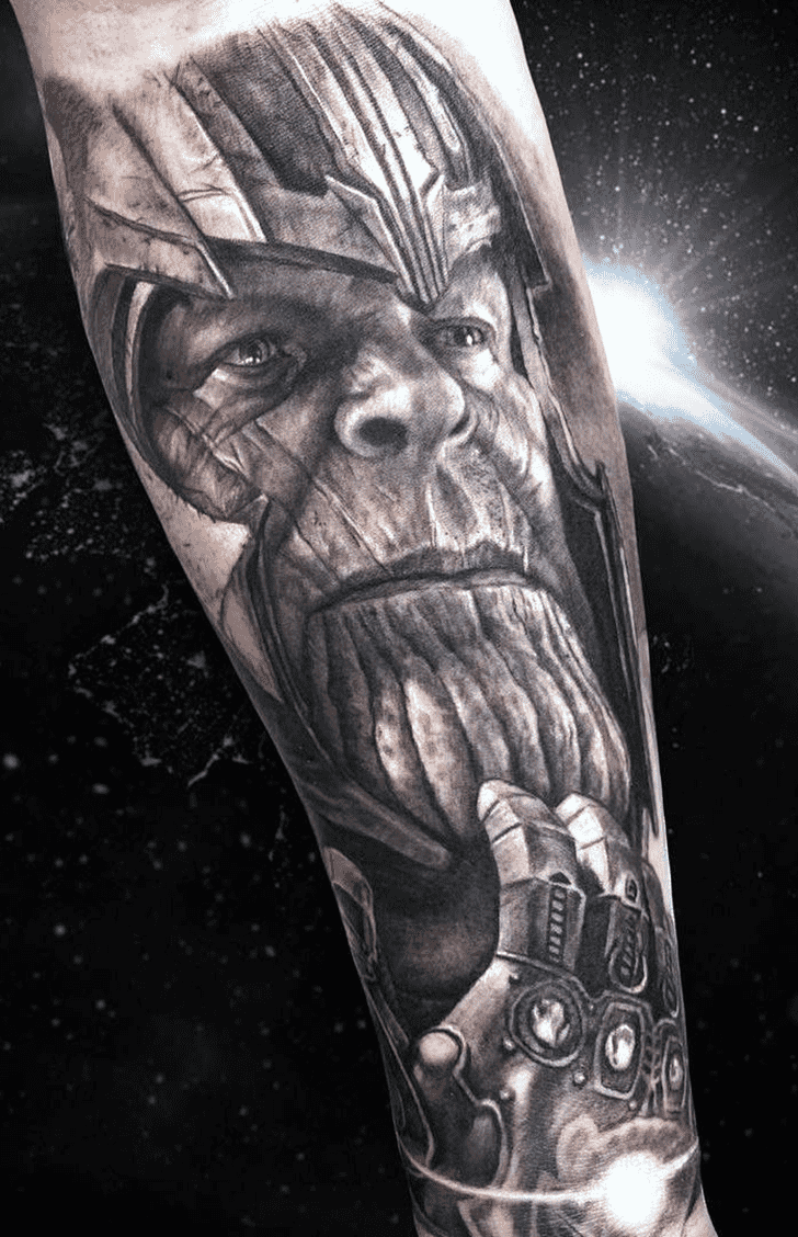 Thanos Tattoo Design Image