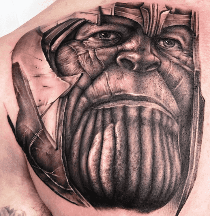 Thanos Tattoo Ink