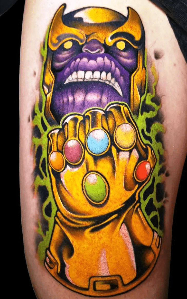 Thanos Tattoo Figure