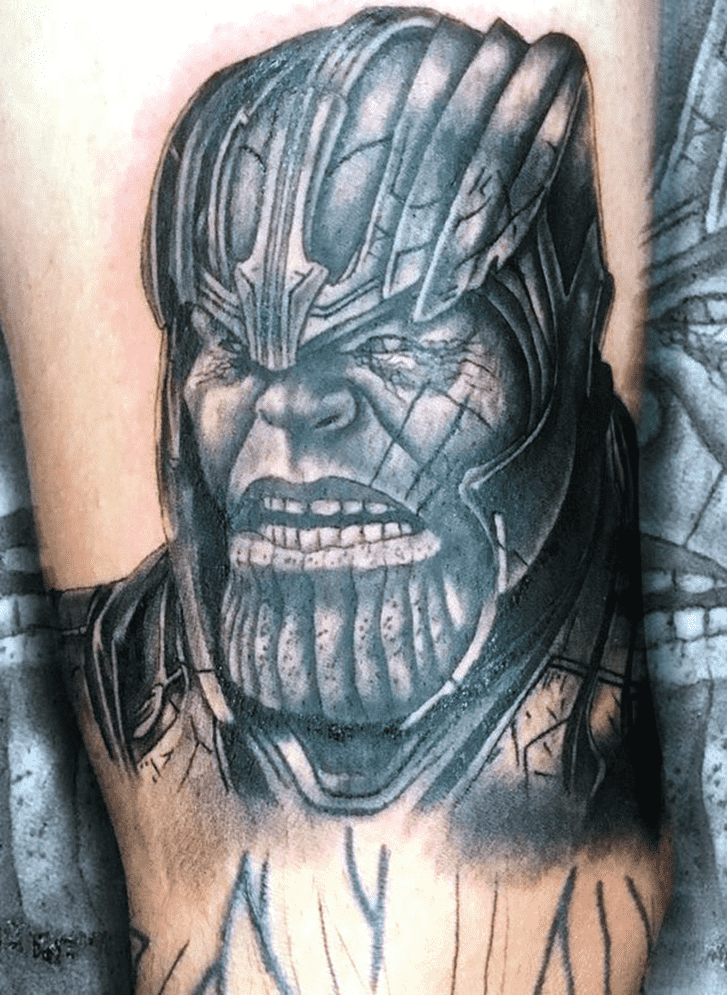 Thanos Tattoo Snapshot