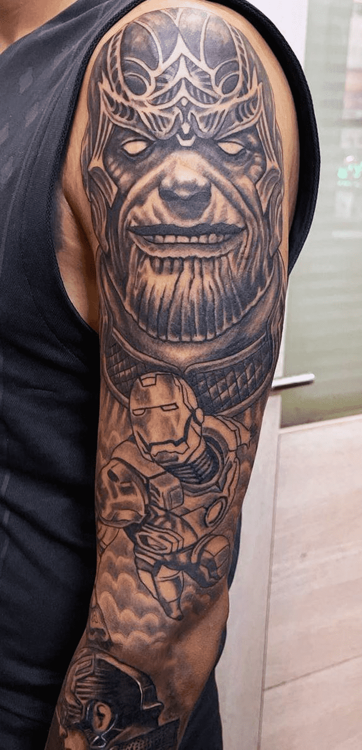 Thanos Tattoo Design Image