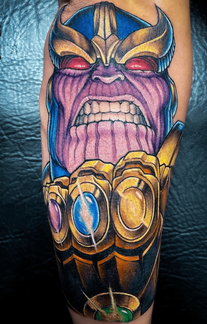 Thanos Tattoo Shot