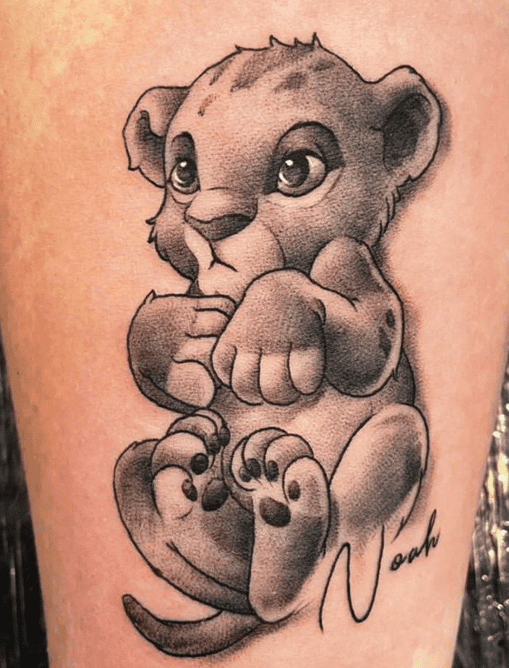 The Lion King Tattoo Portrait