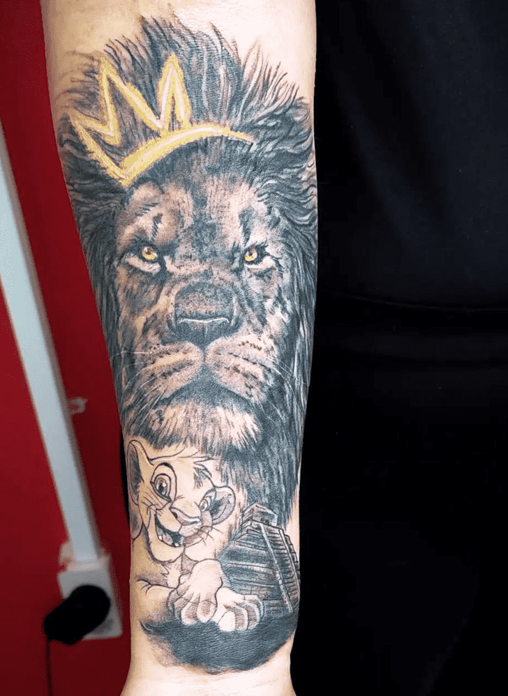 The Lion King Tattoo Design Image