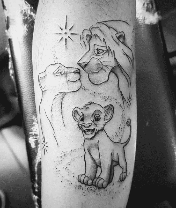 The Lion King Tattoo Figure