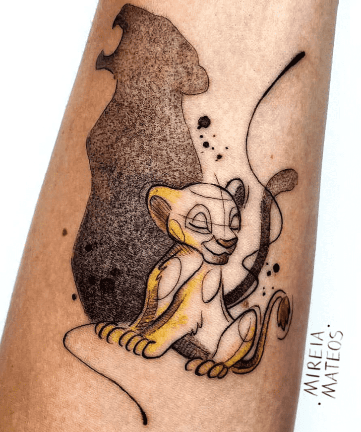 The Lion King Tattoo Shot