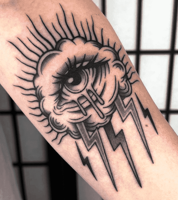 Thunderbolt Tattoo Photograph