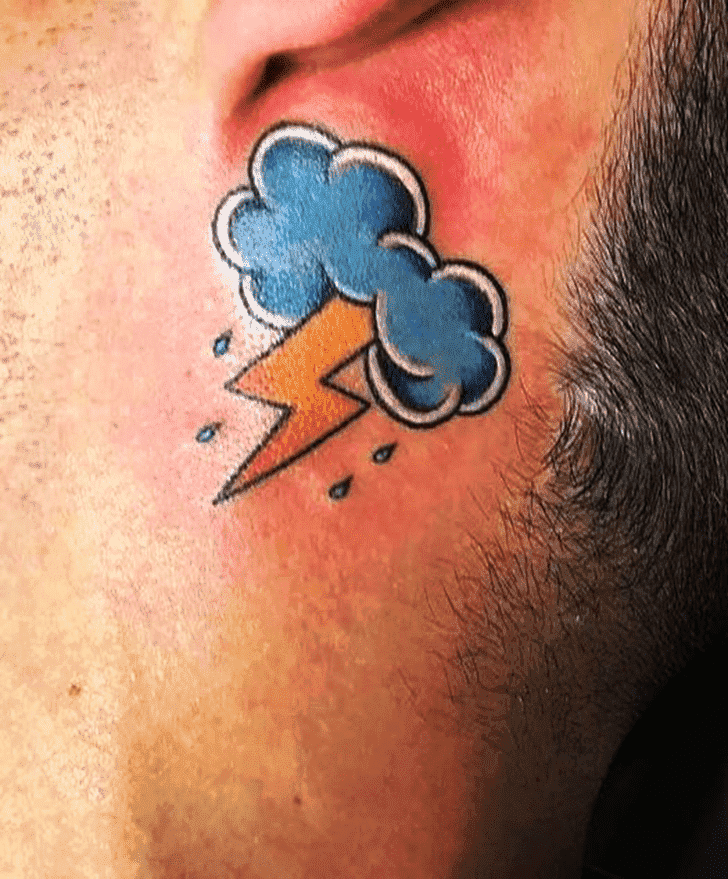 Thunderbolt Tattoo Portrait