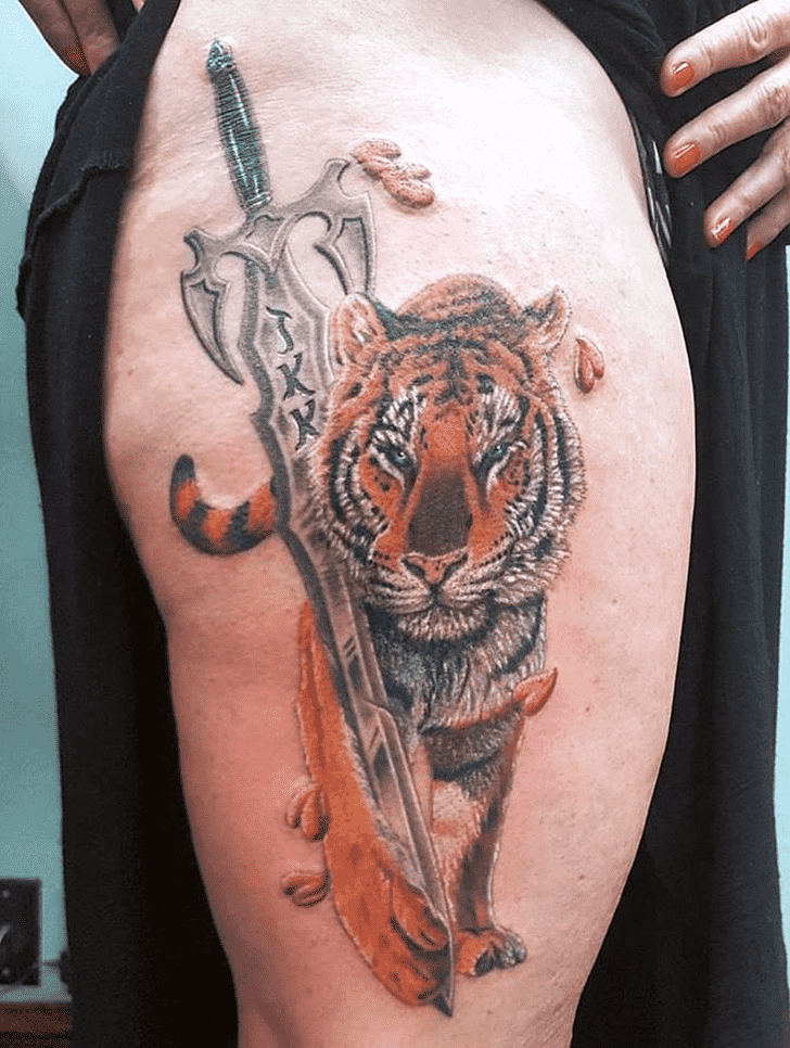 Tiger Tattoo Portrait