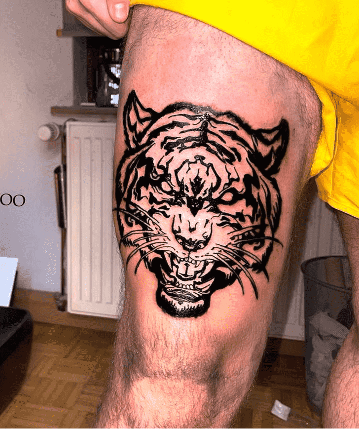 Tiger Tattoo Shot