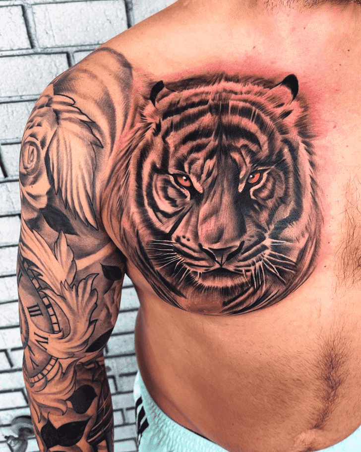 Tiger Tattoo Shot