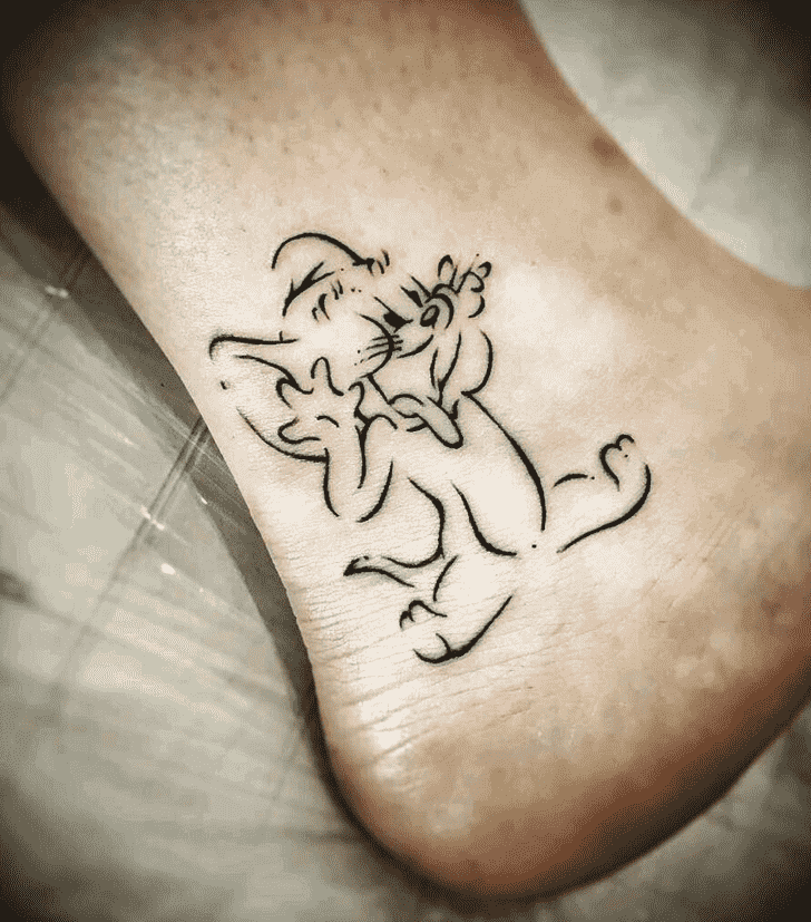 Tom and Jerry Tattoo Design Image