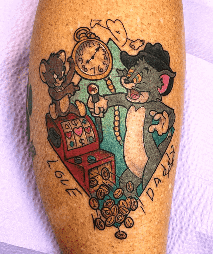 Tom and Jerry Tattoo Figure