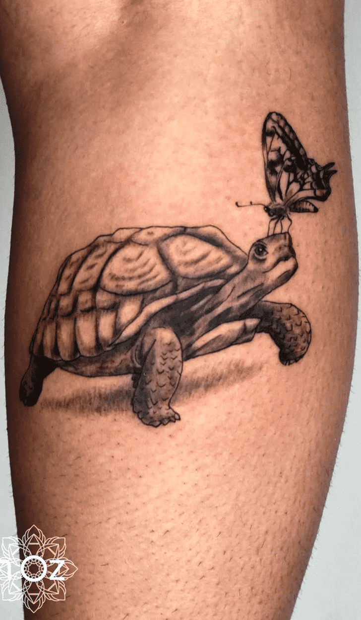 Tortoise Tattoo Portrait