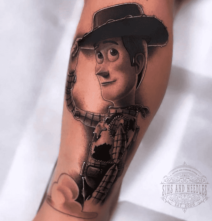 Toy Story Tattoo Shot