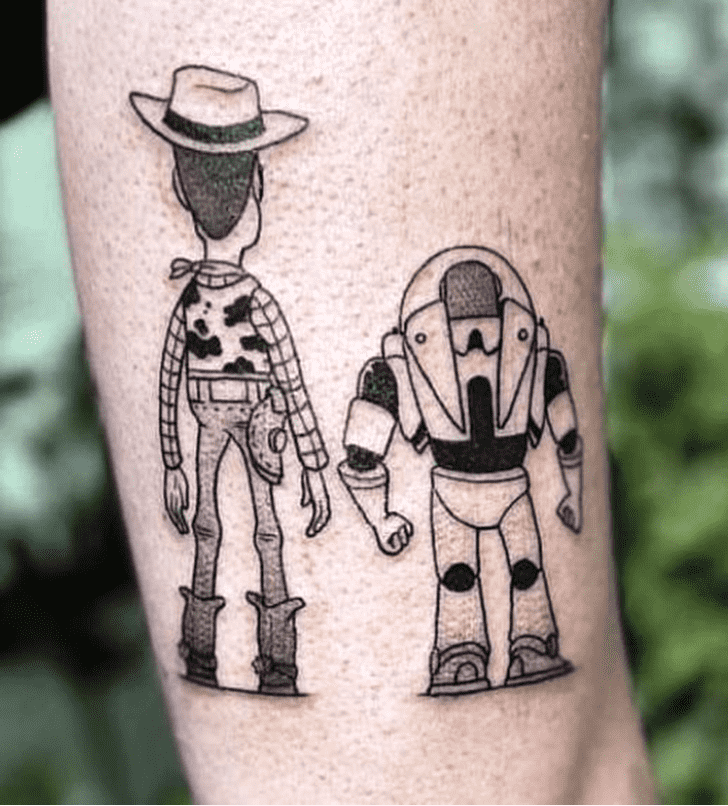 Toy Story Tattoo Portrait