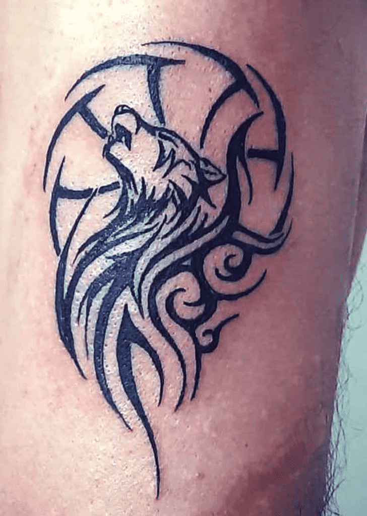 Tribal Wolf Tattoo Picture