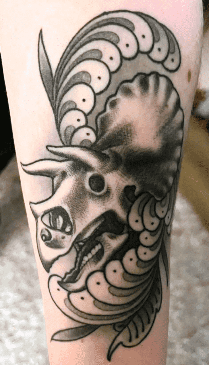 Triceratops Tattoo Design Image