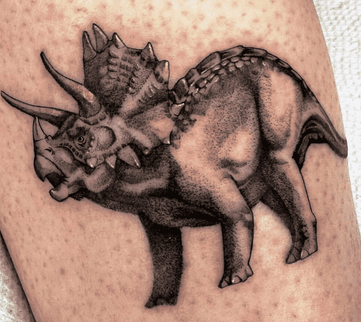 Triceratops Tattoo Photograph