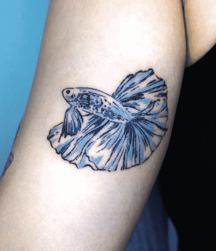 Tropical Fish Tattoo Portrait
